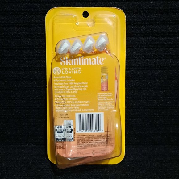 🔴 $ 4.00 Skintimate Women's Razors 3 Blade Razor 4 In Package - Picture 4 of 4